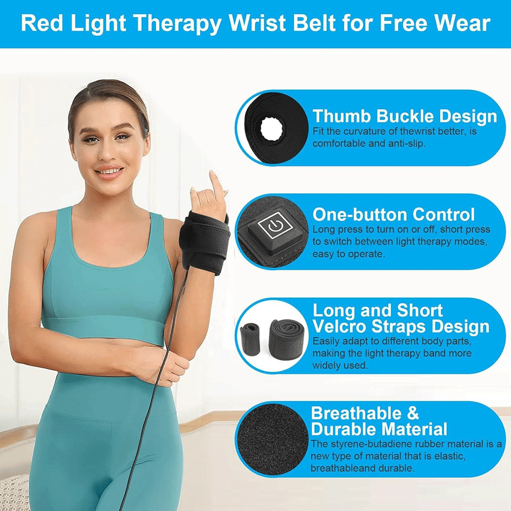 2x New USB Rechargeable for TheraWrap Carpal Tunnel Wrist Wrap With Heat&Massage