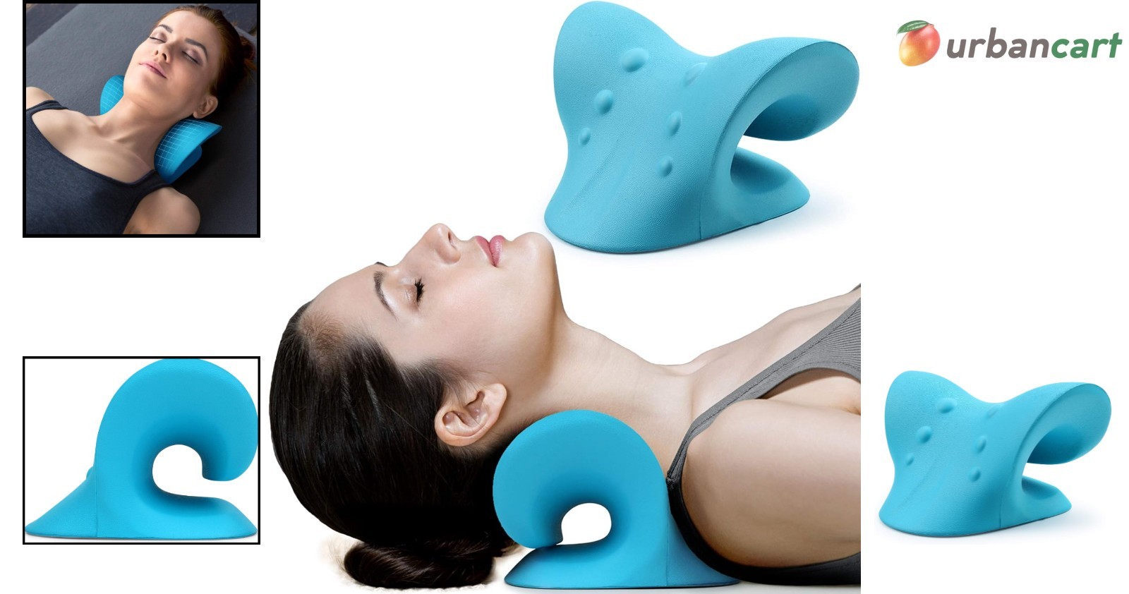 Ergonomic Neck & Shoulder Relaxer for Pain Relief & Spinal Alignment