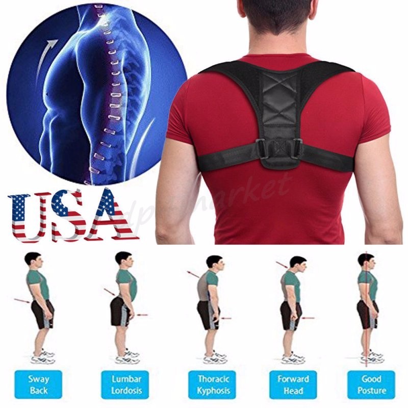 Posture Corrector Clavicle Fracture Support Back Shoulder Correction Brace Belt