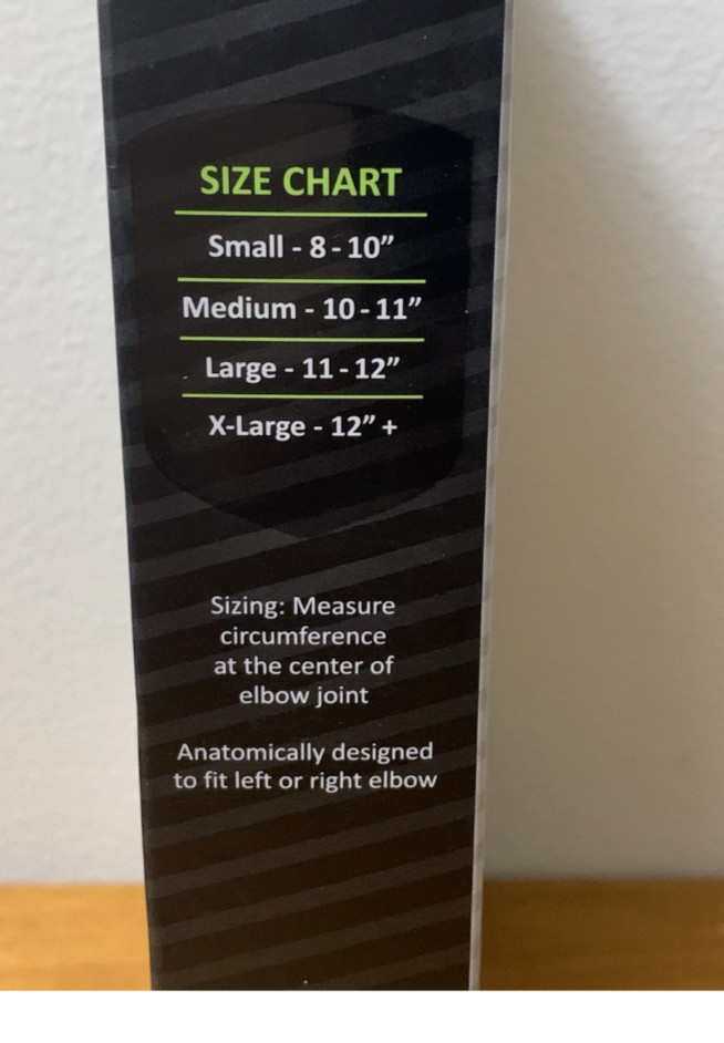 P-TEX ** PRO ELBOW SLEEVE** ” P-TEXE200“ **BLACK **NEW**Sz MEDIUM