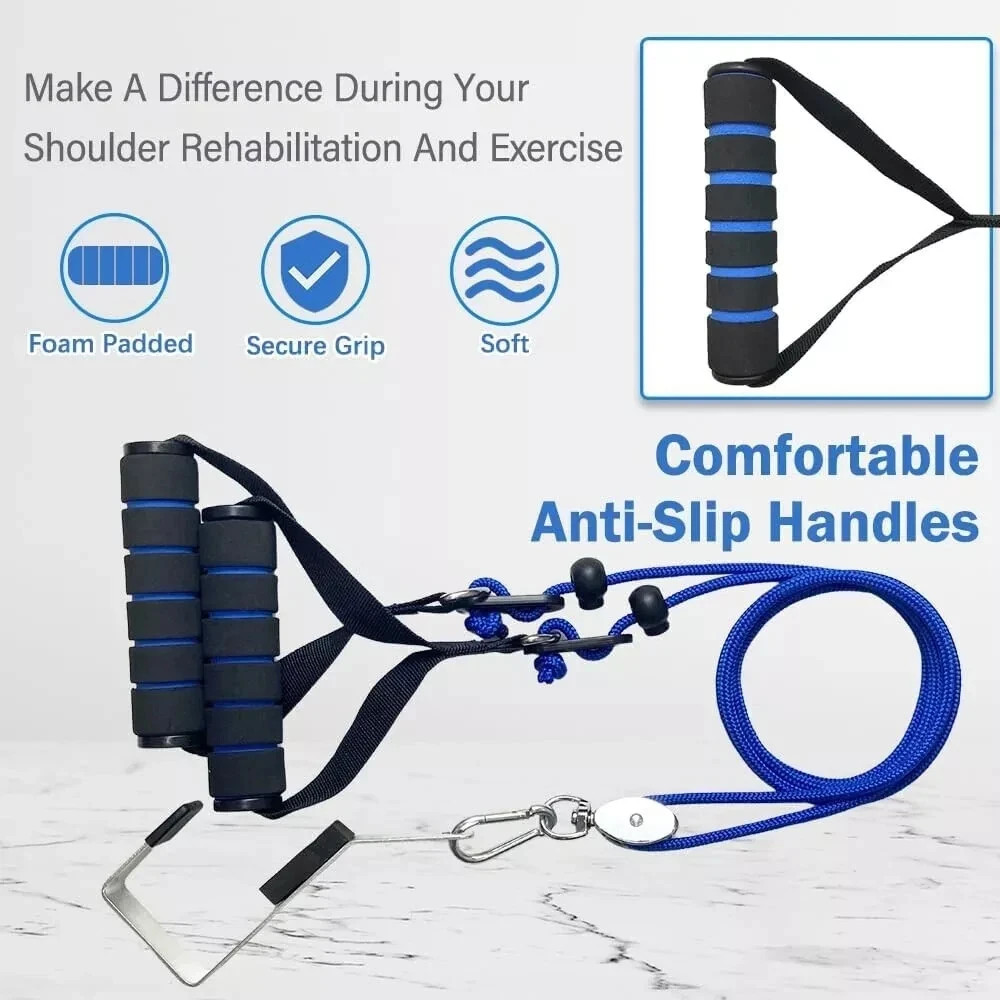 Shoulder Pulley for Physical Therapy Pulleys for Shoulder Rehab over Door Shou..