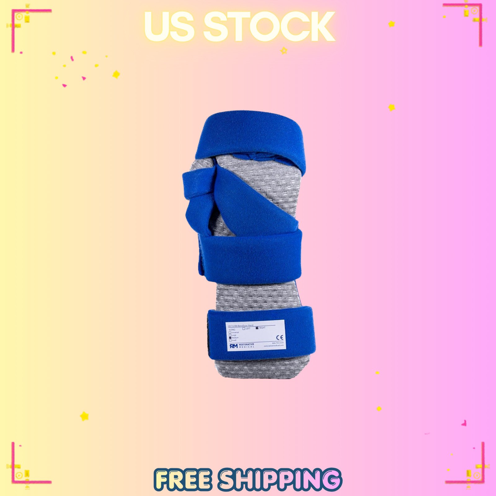 Hand Splint – Wrist Pain Support for Carpal Tunnel, Arthritis and Stroke