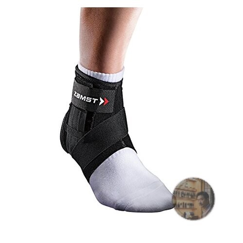 ZAMST A1 Short Ankle Support Brace M Left Black Sports Basketball Volleyball