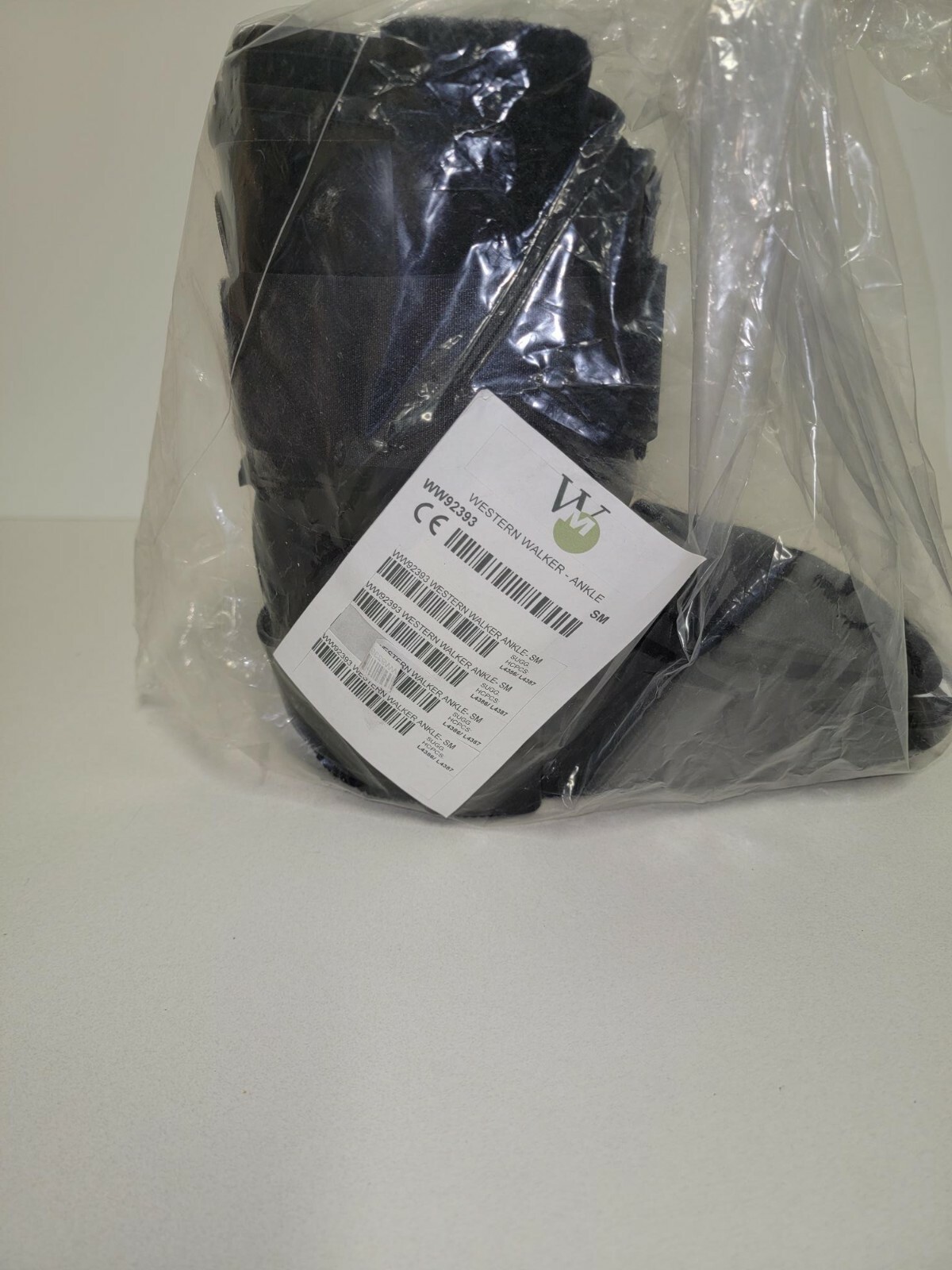 Western Walker – Ankle Black Walking Boot Size SM Brand New!