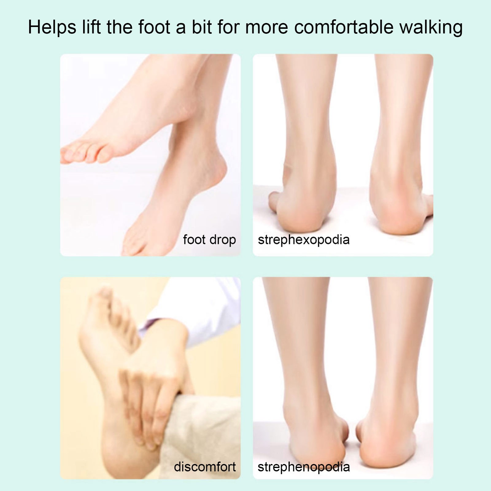 1 Kids AFO Drop Foot Brace Adjustable Design Improve Walking Gait