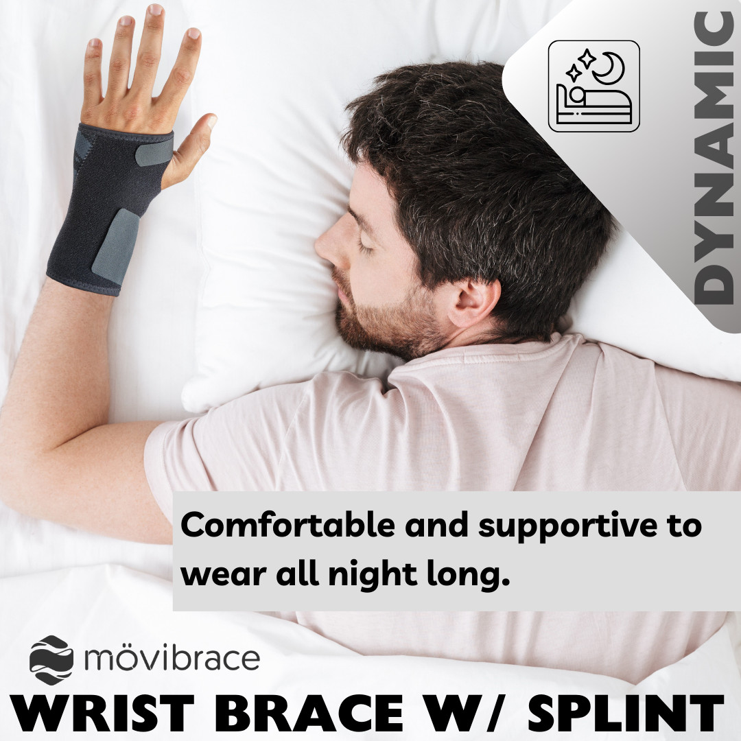 Mövibrace Dynamic Wrist Splint Brace – Available in Right or Left