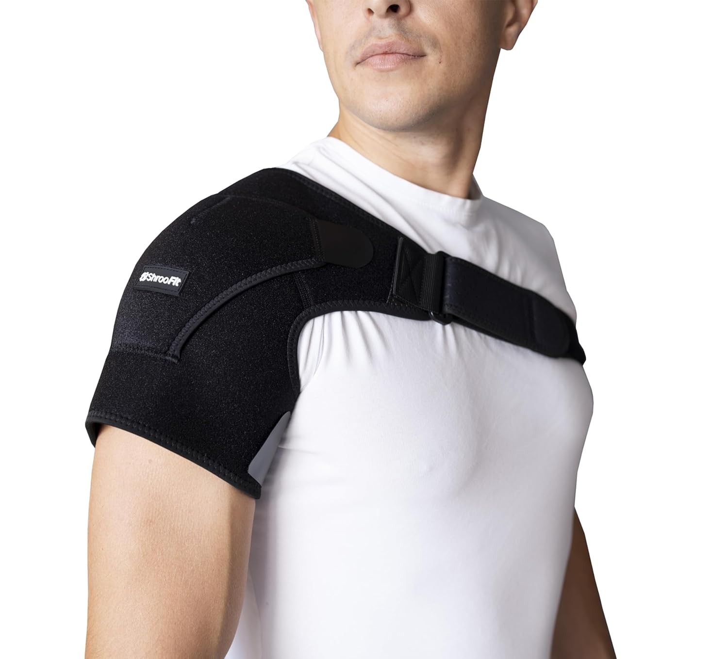 Shoulder Brace for Men & Women – Rotator Cuff Support Brace w/Soft Underarm Pad
