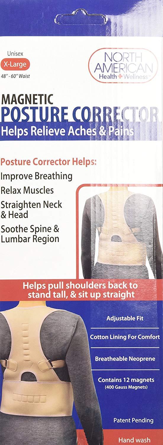 North American Health and Wellness Magnetic Posture Corrector, X-Large