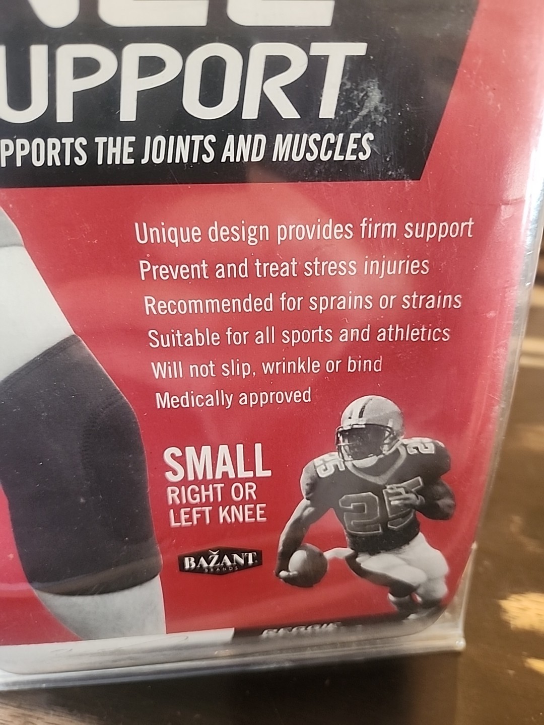 Dr Gameday Knee Support Size SMALL Reggie Bush Left/Right No Slip Sports Brace