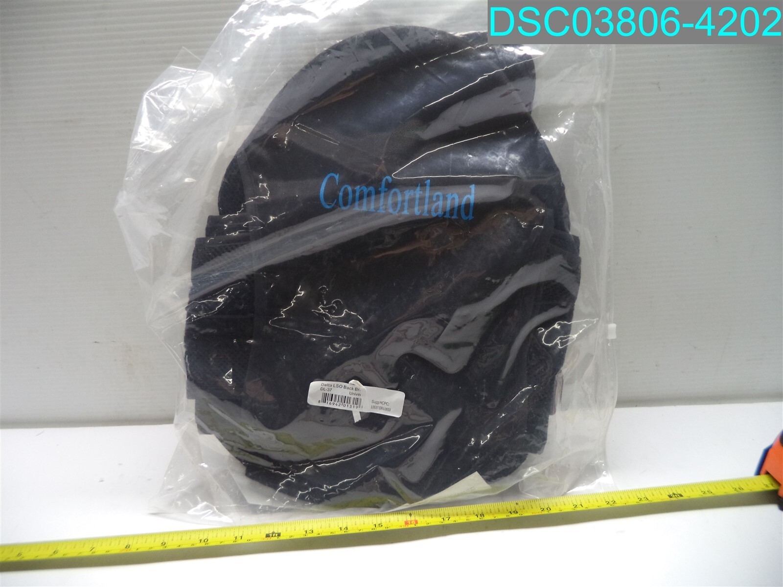 Delta LSO Back Brace Comfortland DL-37 Universal Adjustable 816942013196