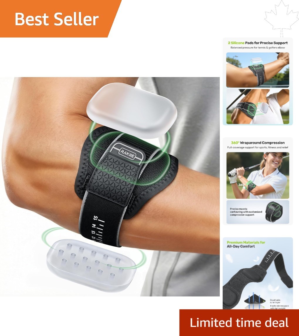 Durable Tennis Elbow Brace with Eco-Friendly Design – Perfect for Active Adults