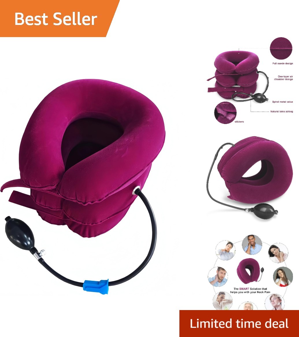 Easy-to-Use Inflatable Neck Brace – Ideal for Chronic Neck Pain and Relaxation
