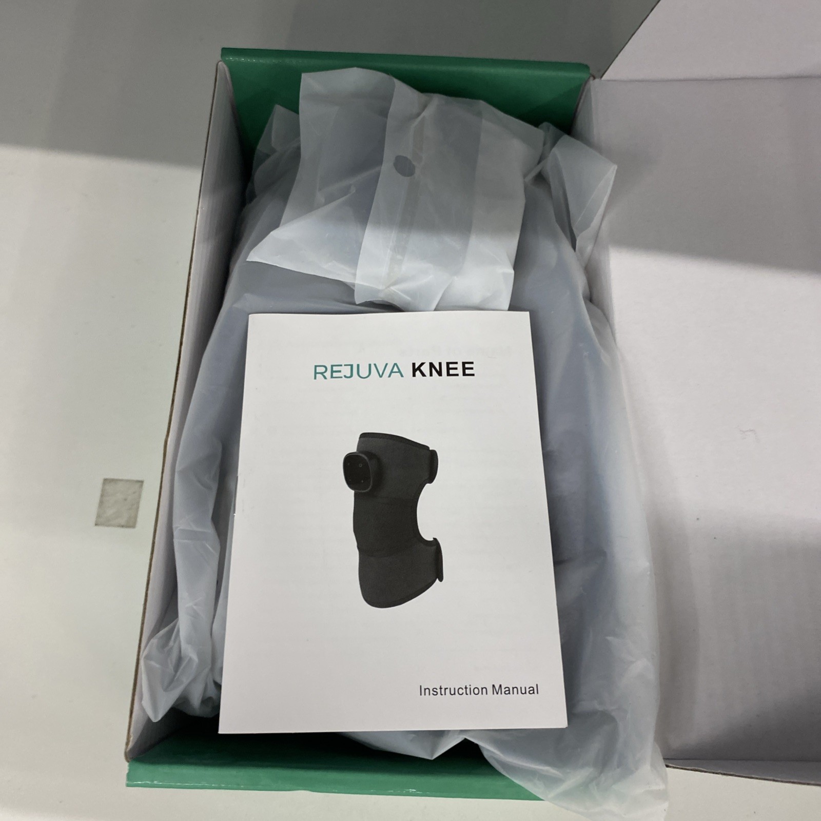 RejuvaKnee Advanced Knee Relief Brace Wireless Rechargeable Heat Therapy New