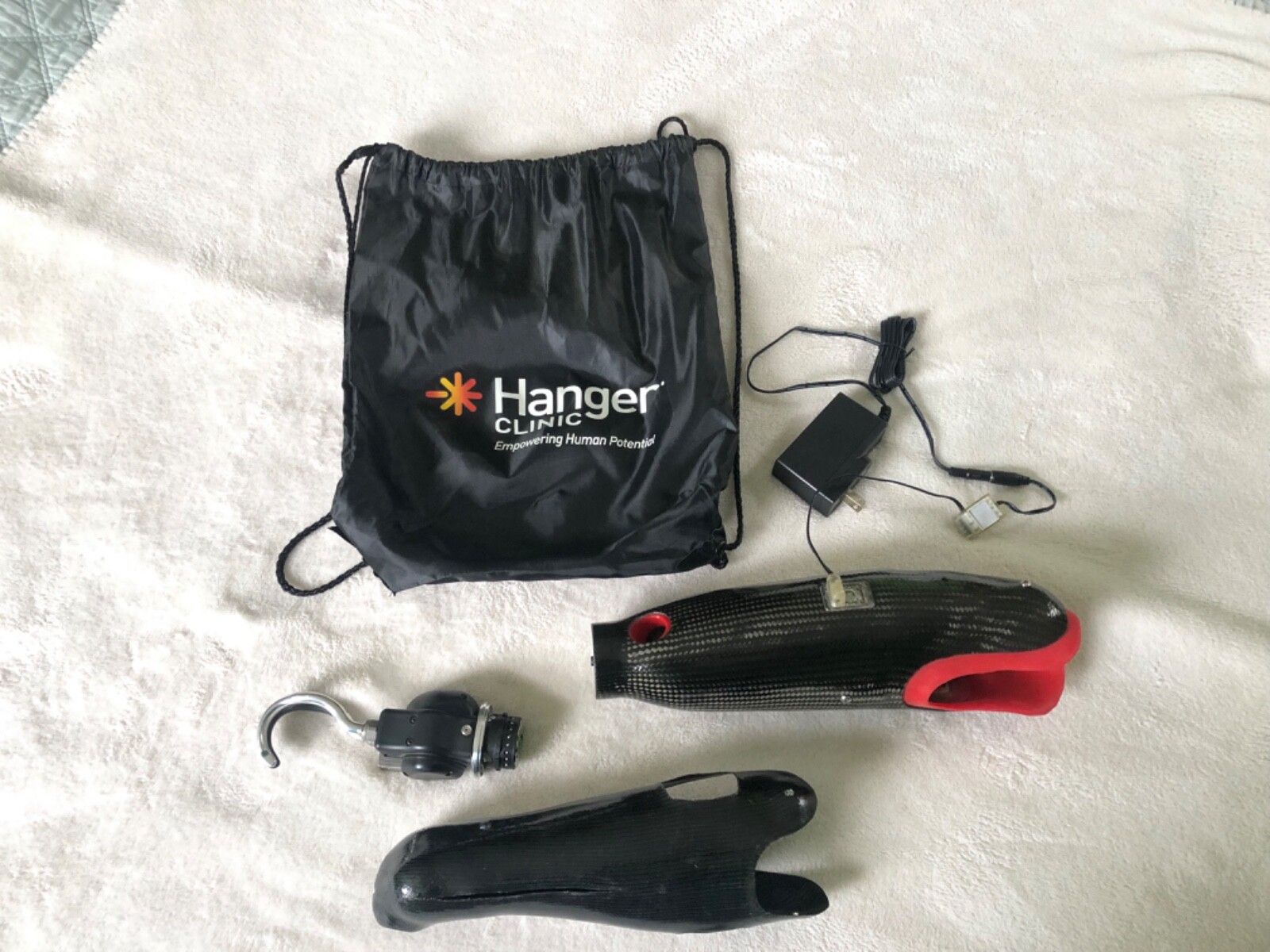 prosthetic left hand