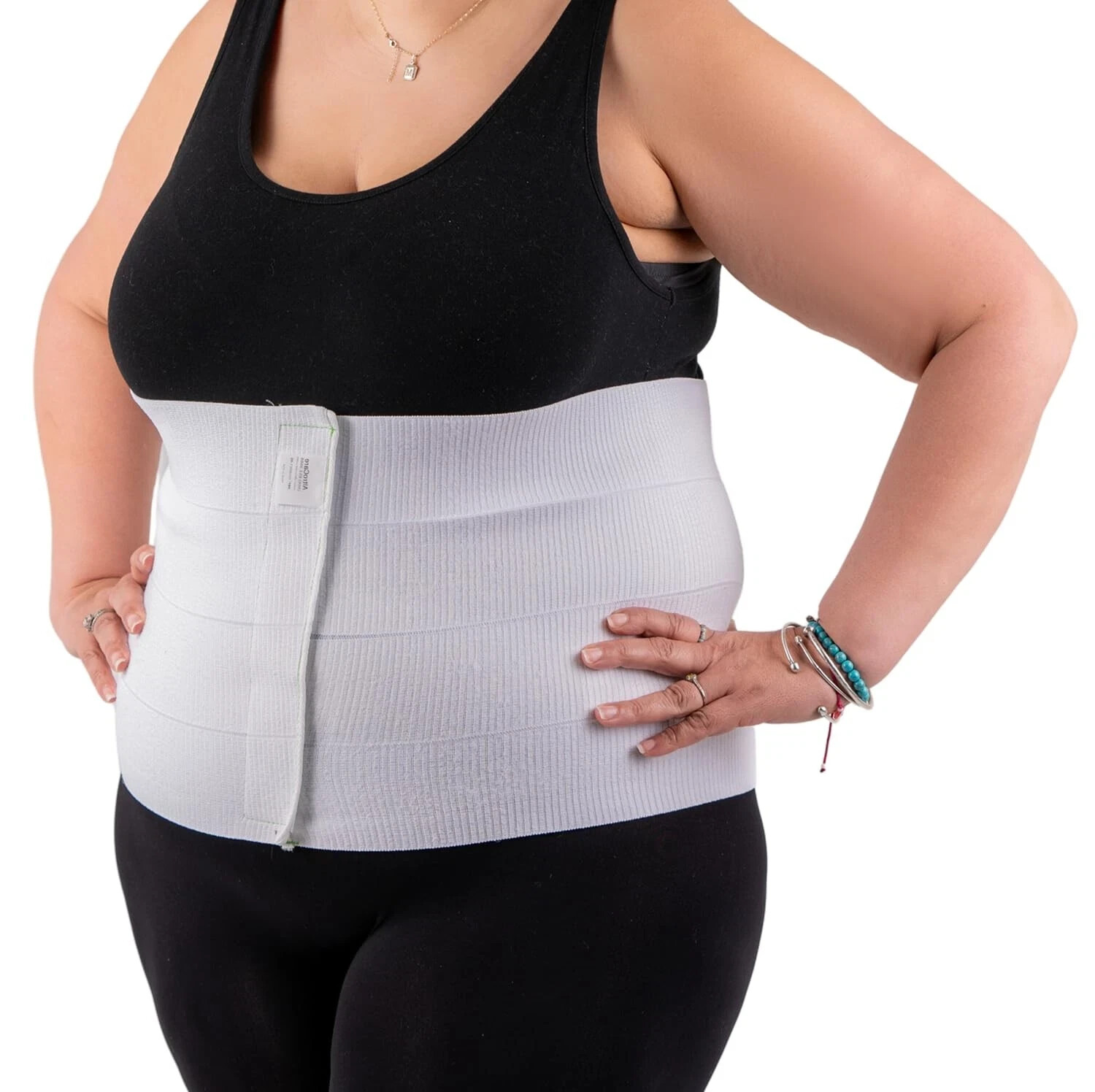 “4 Panel, 12″” high, Plus Size Post Surgery Abdominal Binder “