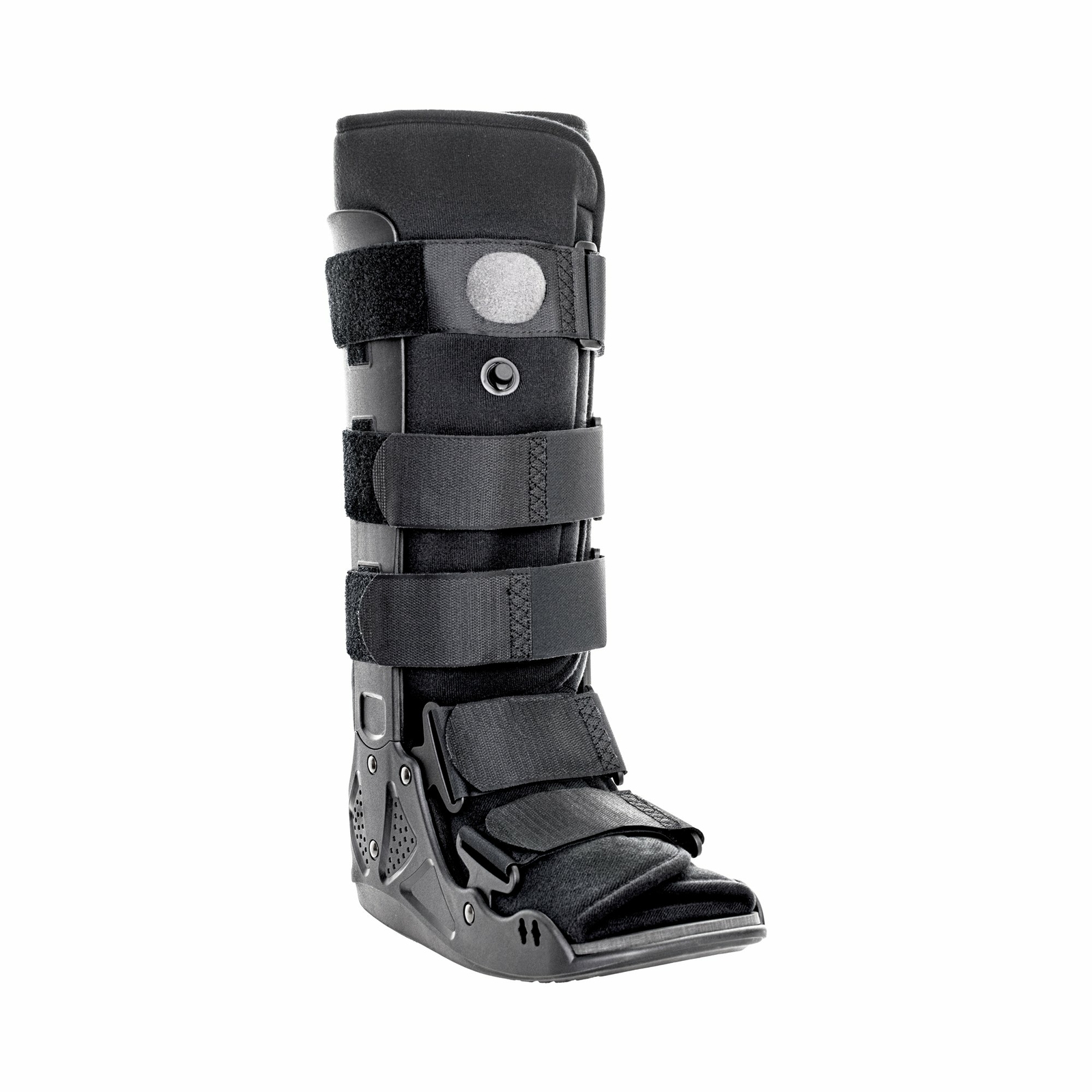McKesson Black Air Walker Boot Medium Hook and Loop for Either Foot 155-79-95515