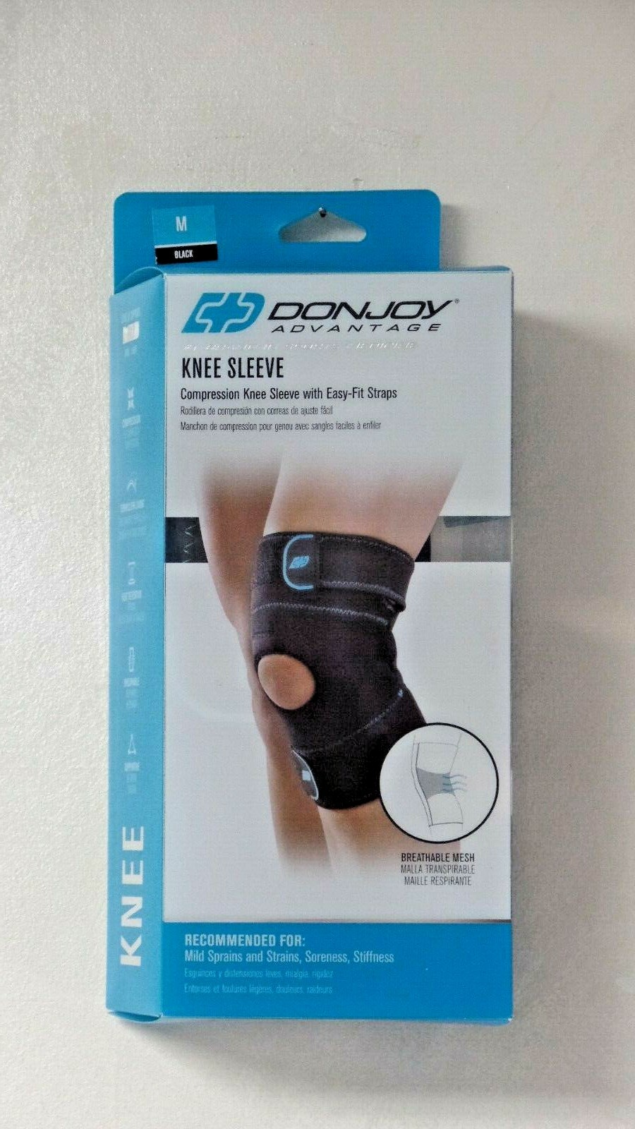 NEW DonJoy Advantage Knee Sleeve, Warmth & Compression, Terrycloth Lined