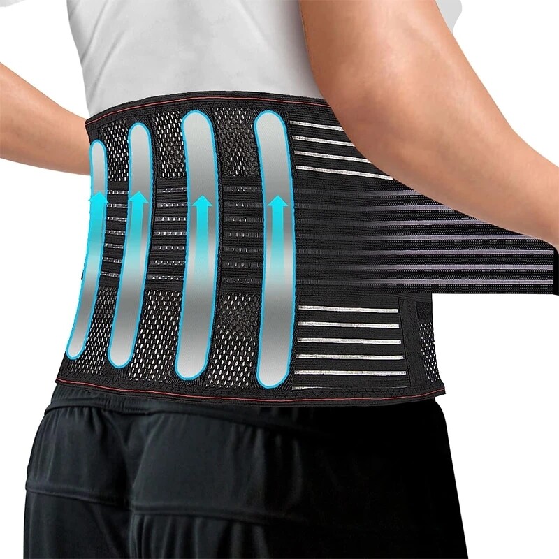 Compression Brace Herniated Disc Lumbar Support Belt for Lower Back Pain Relief