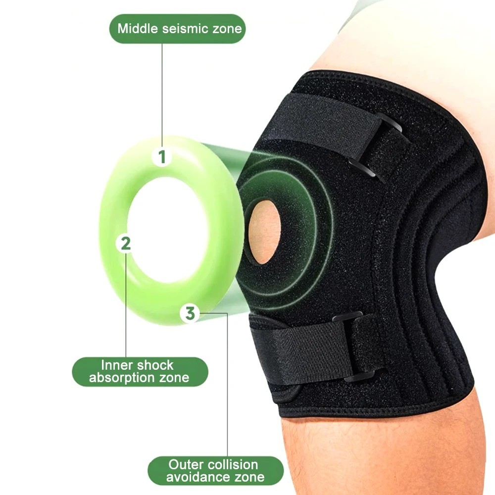 Knee Brace XL-8XL Compression Adjustable Patella Support Running Walking Large
