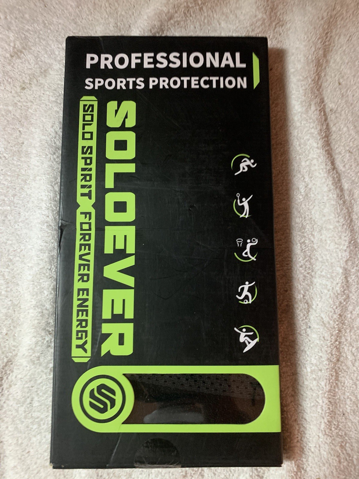 Soloever Professional Sport Protection Knee Brace XLarge Black For Men/woman New