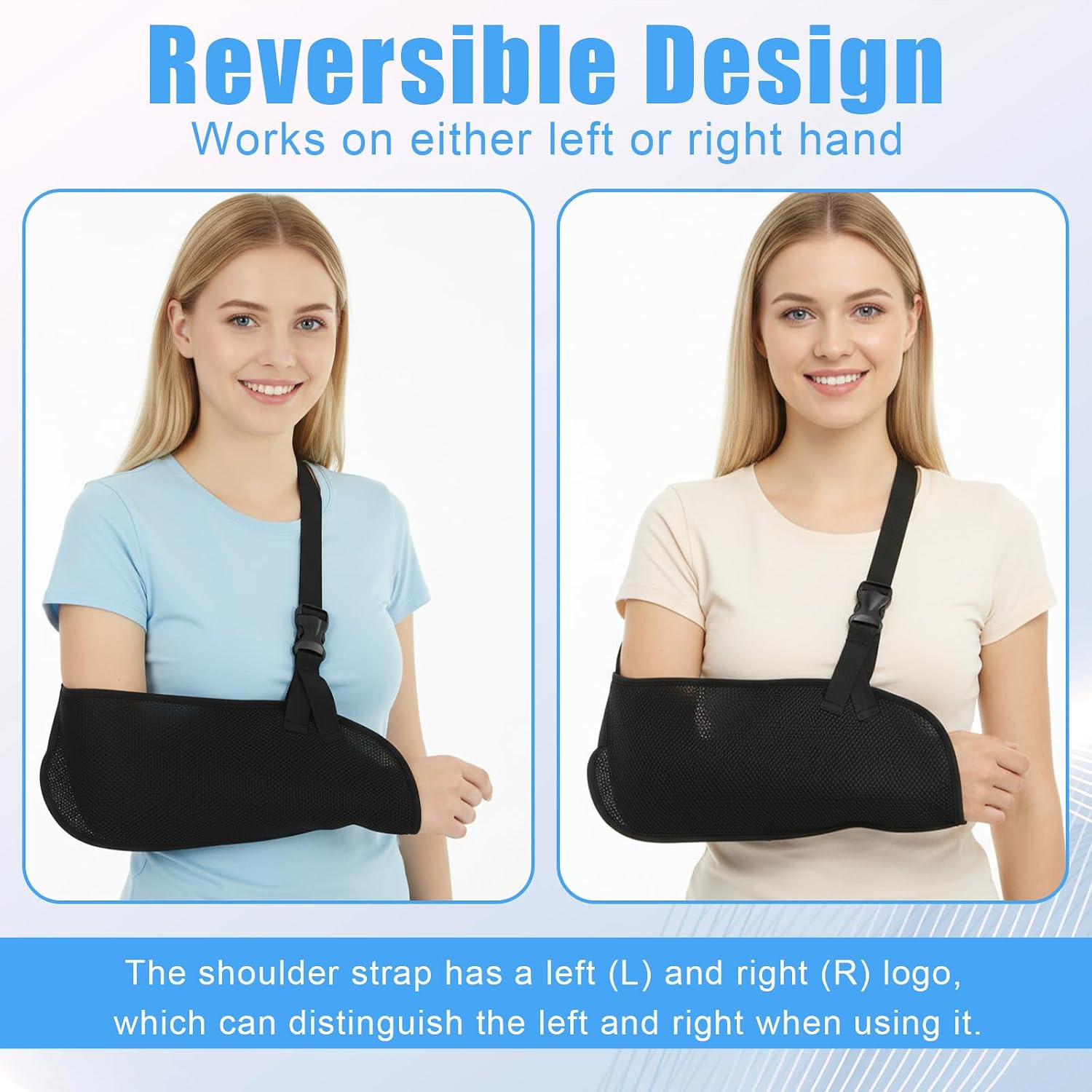 Arm Shoulder Sling Medical Shoulder Immobilizer, Arms Brace, Black | for Men …