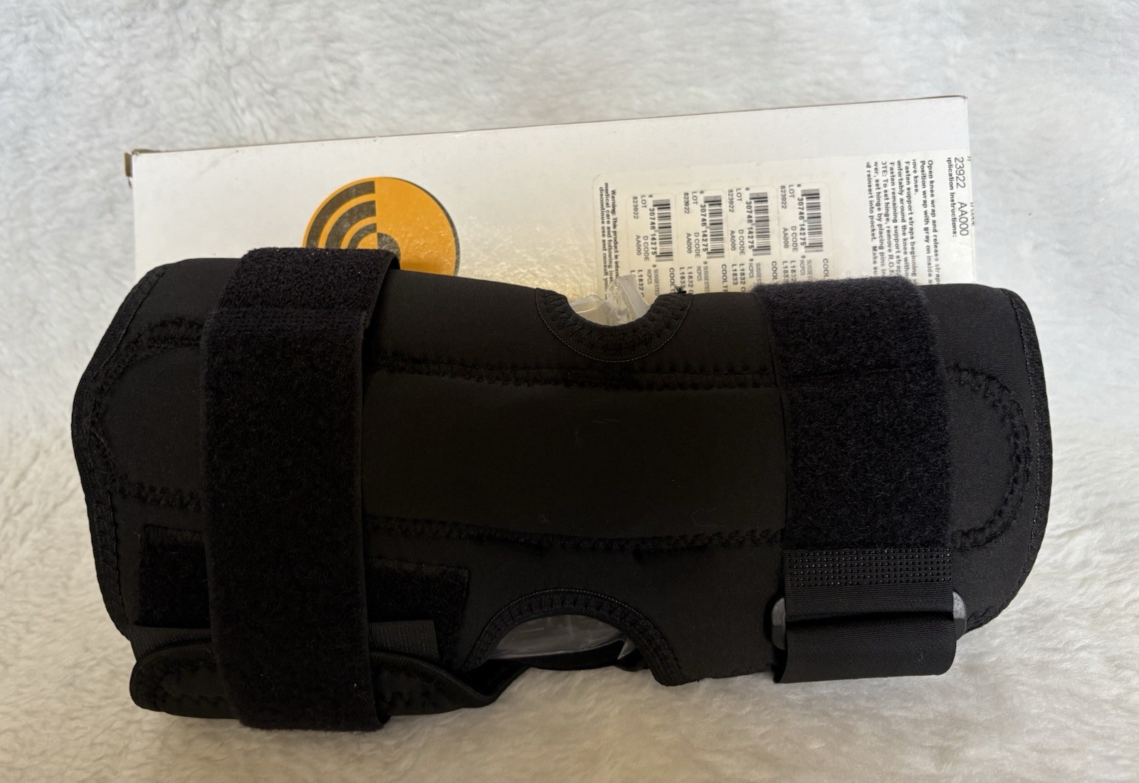 Corflex Cooltex 13″ Anterior Closure Knee Wrap With Hinge OP Pop Sz Small NEW