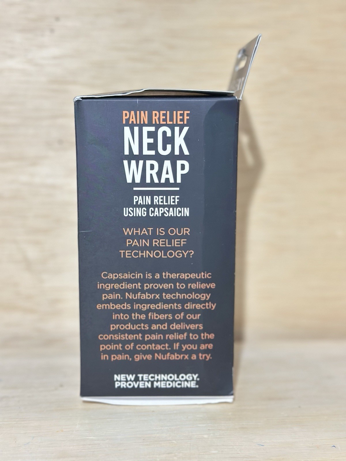 Nufabrx Pain Relieving Weighted Neck Wrap Shoulder Relief Reusable Men & Women