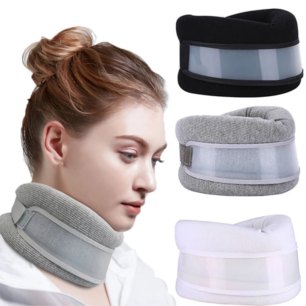Cervical Neck Stretcher Traction Device Collar Brace Support Pain Relief Therapy