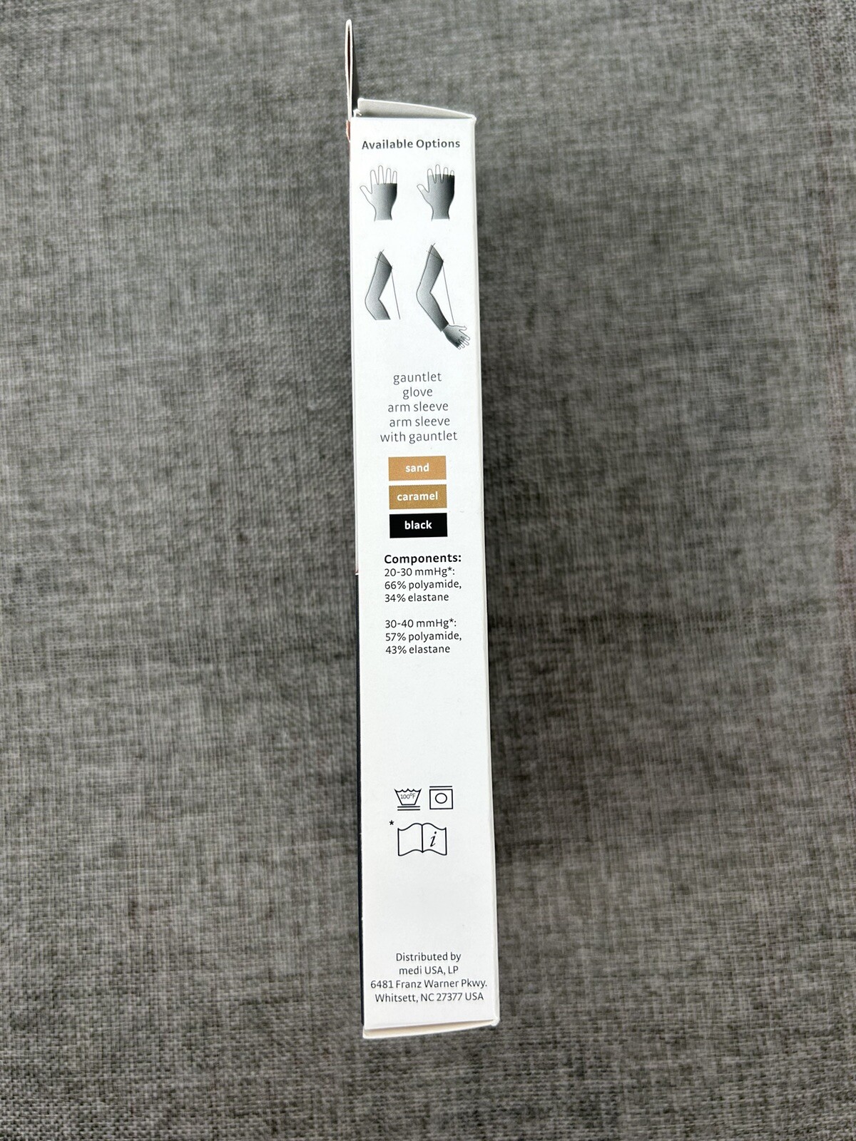 Medi Mediven Harmony Compression Arm Sleeve 2Y01702, 20-30 mmHg Size II Caramel
