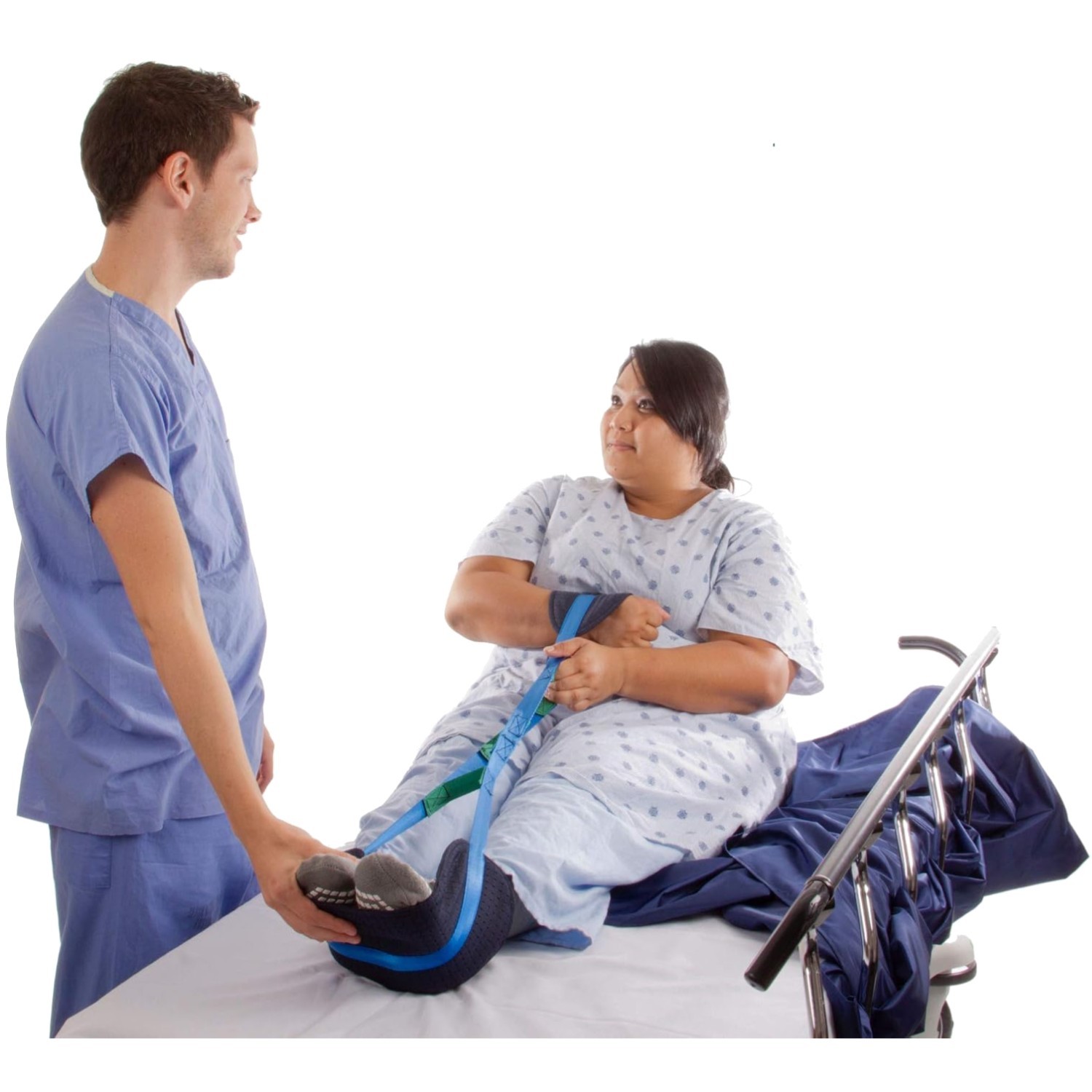 Leg Lifter for Active Patient Participation