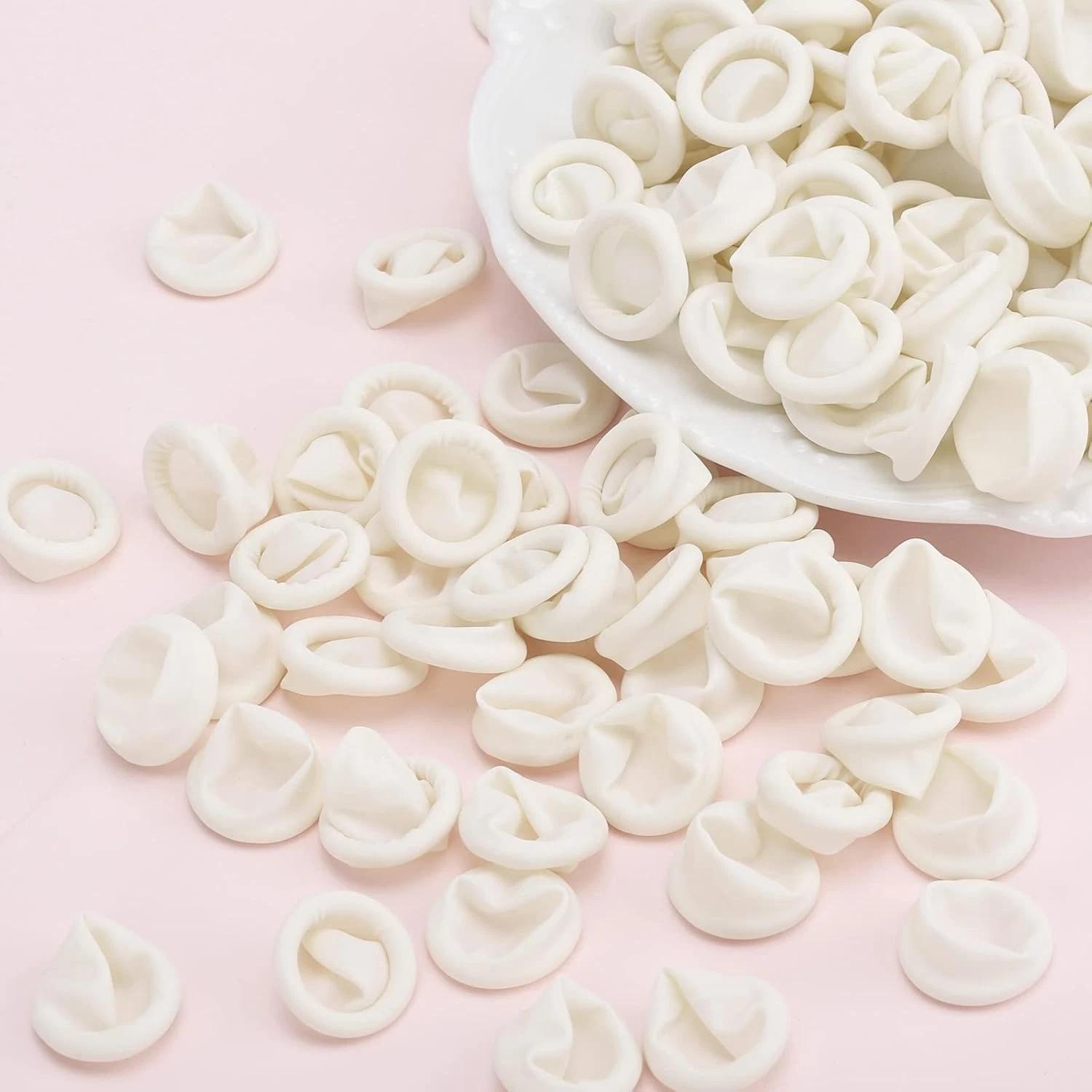 Finger Cots Small 300 Pcs Fingertips Protective Finger Cots White Disposable