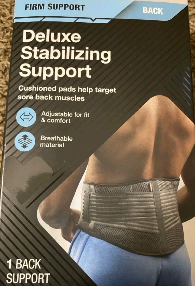 New Health Firm Support Back Deluxe Stabilizing Support