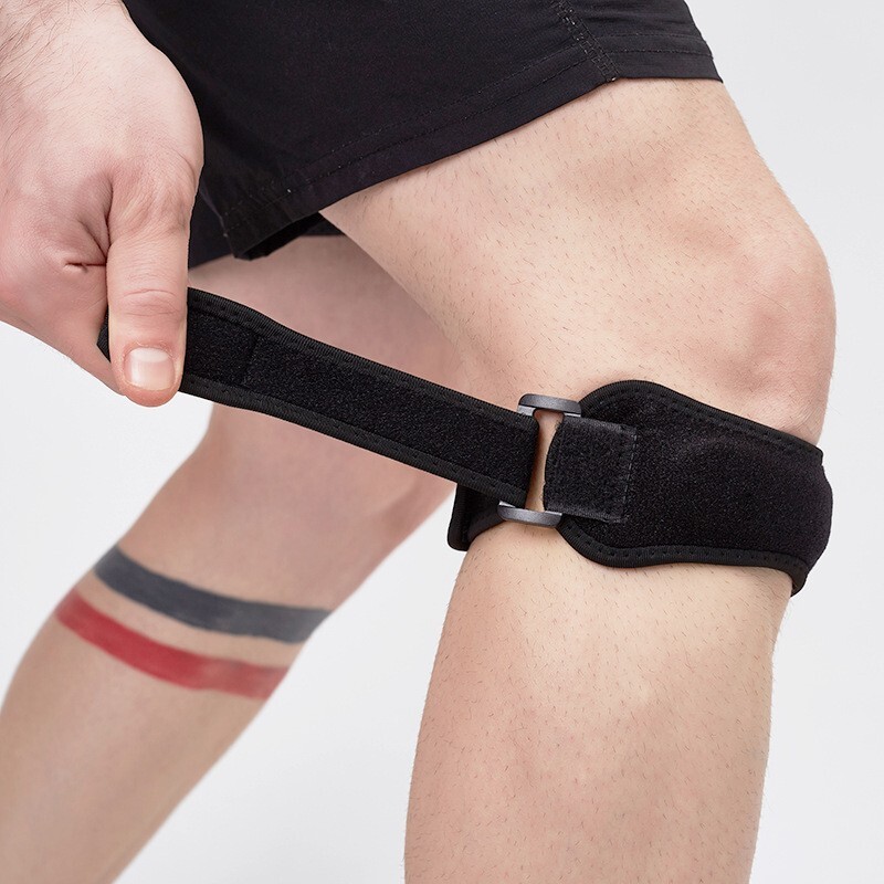 2× Knee Brace Support Patella Stabilizer Strap Pain Relief for Running Tendon US