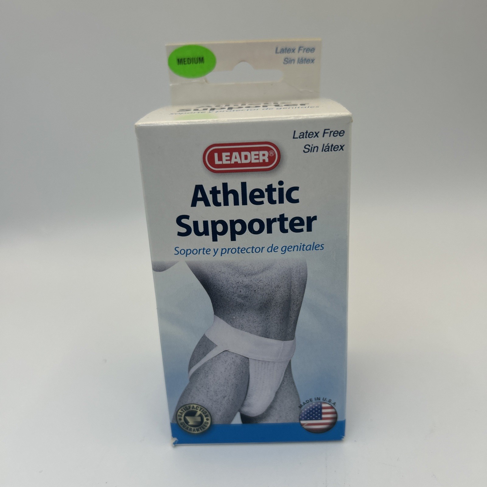 Leader Athletic Supporter, White, Medium