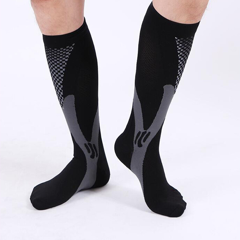 Stocking Compression Socks Anti Fatigue Copper Travel Running Football Unisex