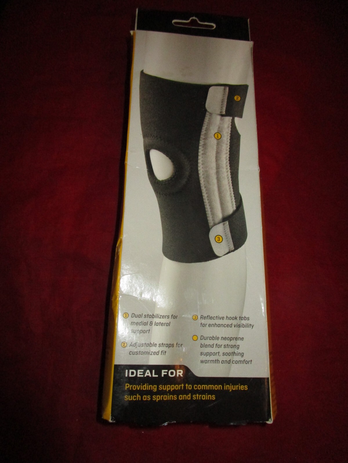 3M Futuro Sport Knee Performance Stabilizer Brace Adjustable Moderate Support