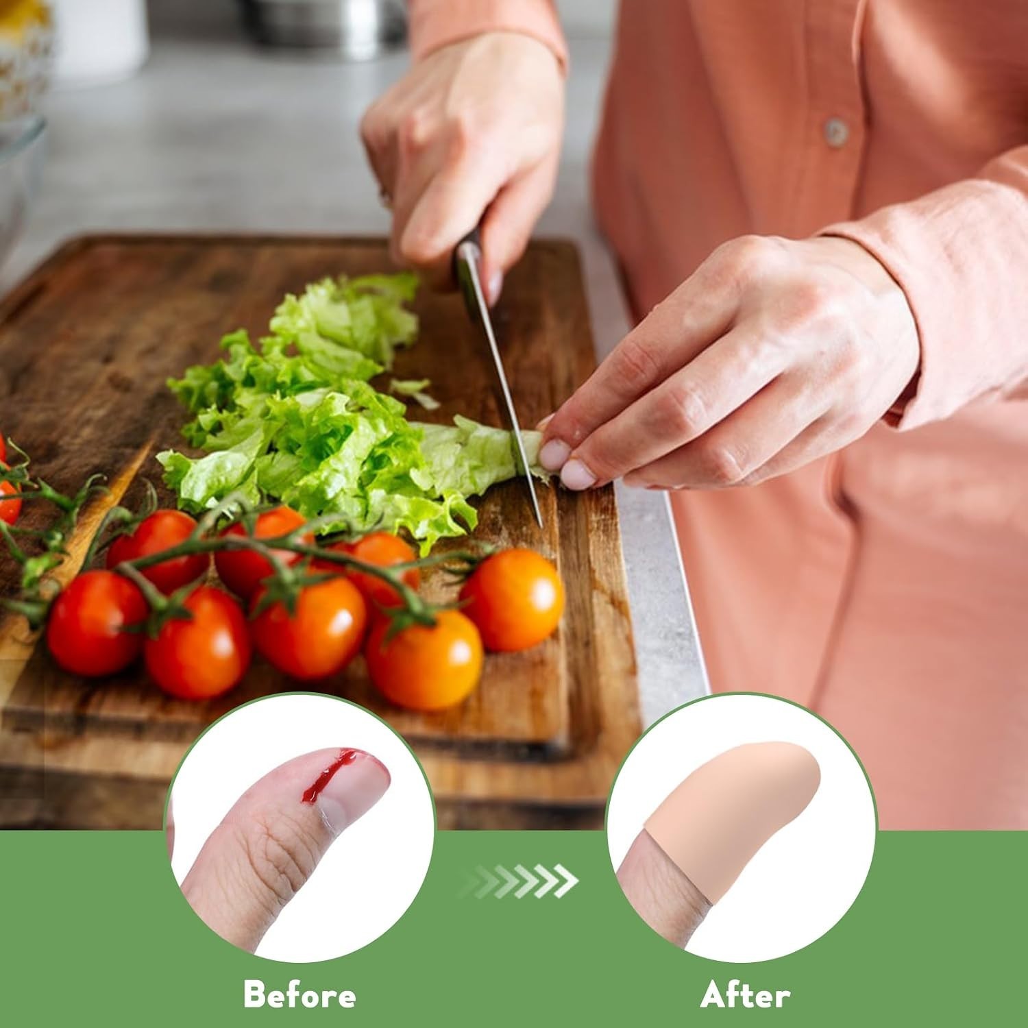 Reusable Gel Thumb Sleeves – 10 Pack Silicone Finger Protectors for Pain Relief