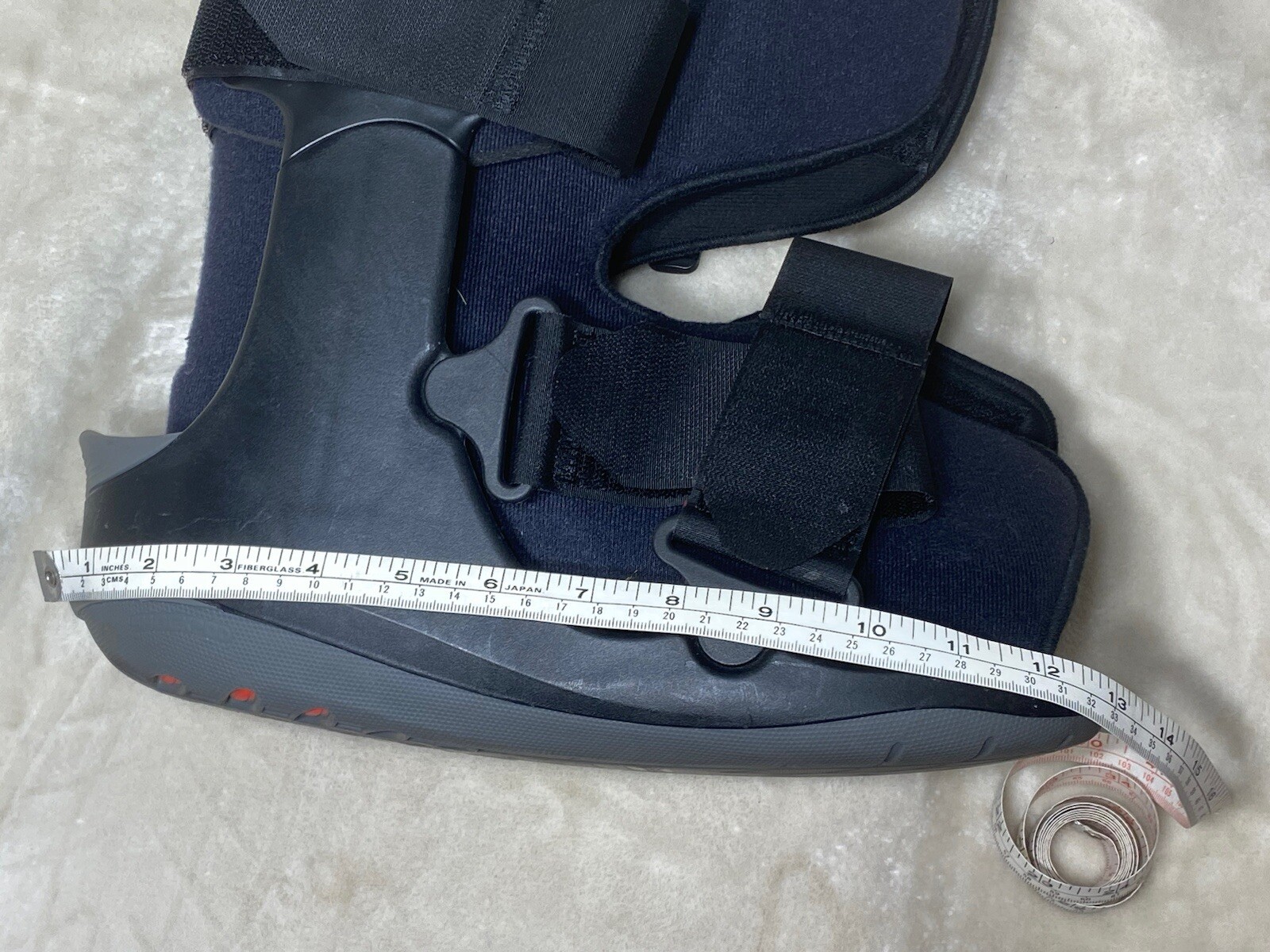 BREG 20″ Full Shell Walking Boot with Pump Large Orthopedic Walker EUC