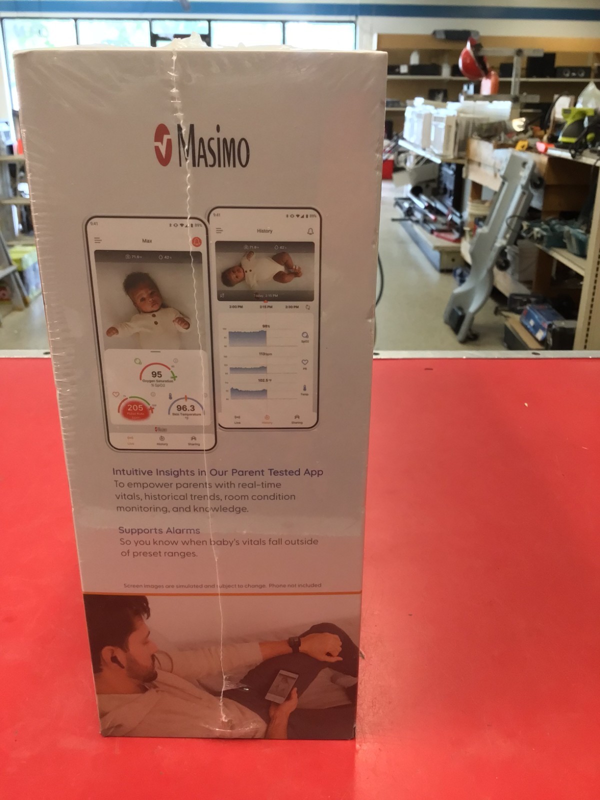 Masimo Stork Vitals+ FDA Cleared Smart Baby Monitoring System **NIB**