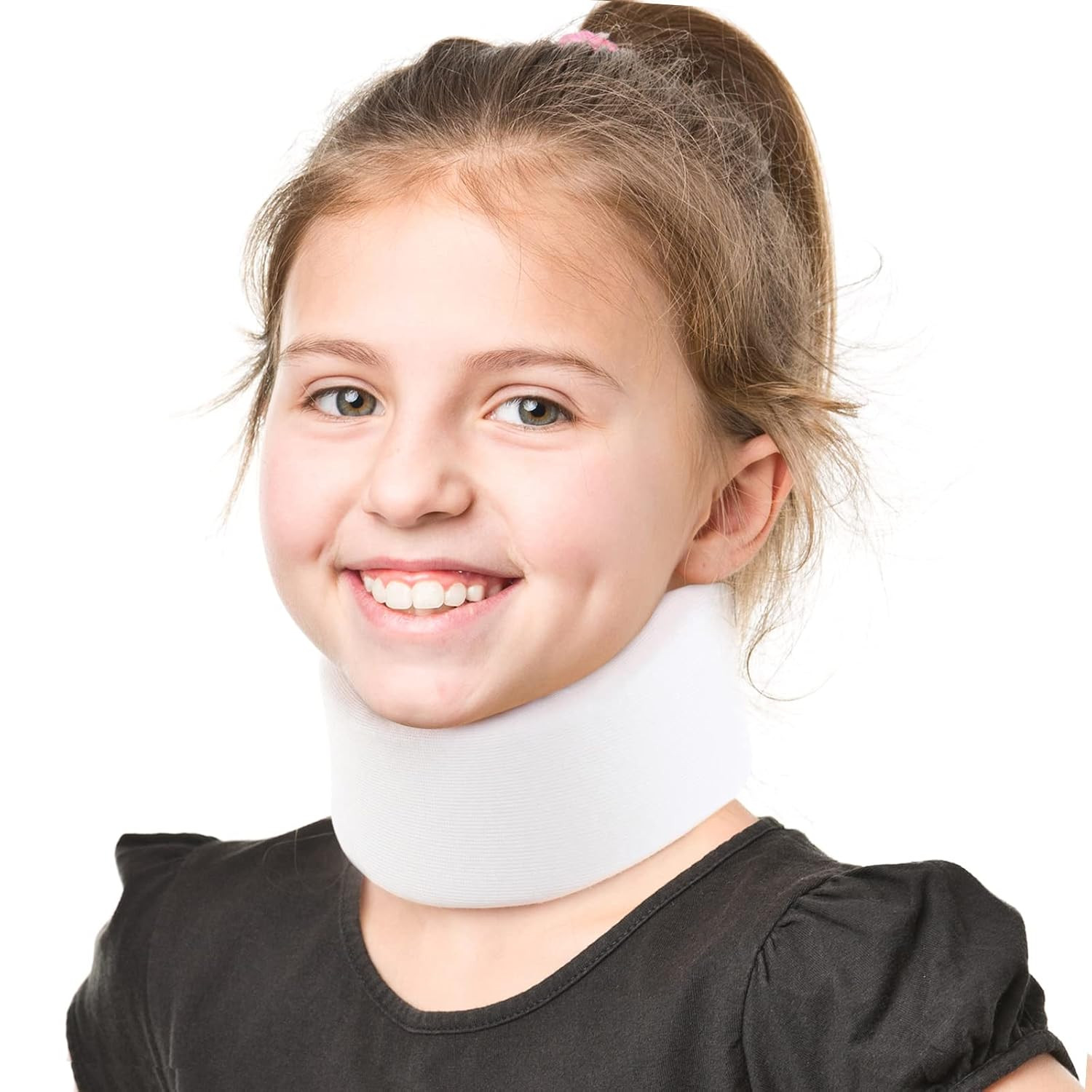 Kids Neck Brace for Neck Pain and Support, Soft Foam Cervical Collar Adjustable