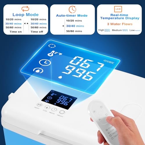 Ice Machine for Knee After Surgery | Power-Saving Mode & Wireless Remote Control