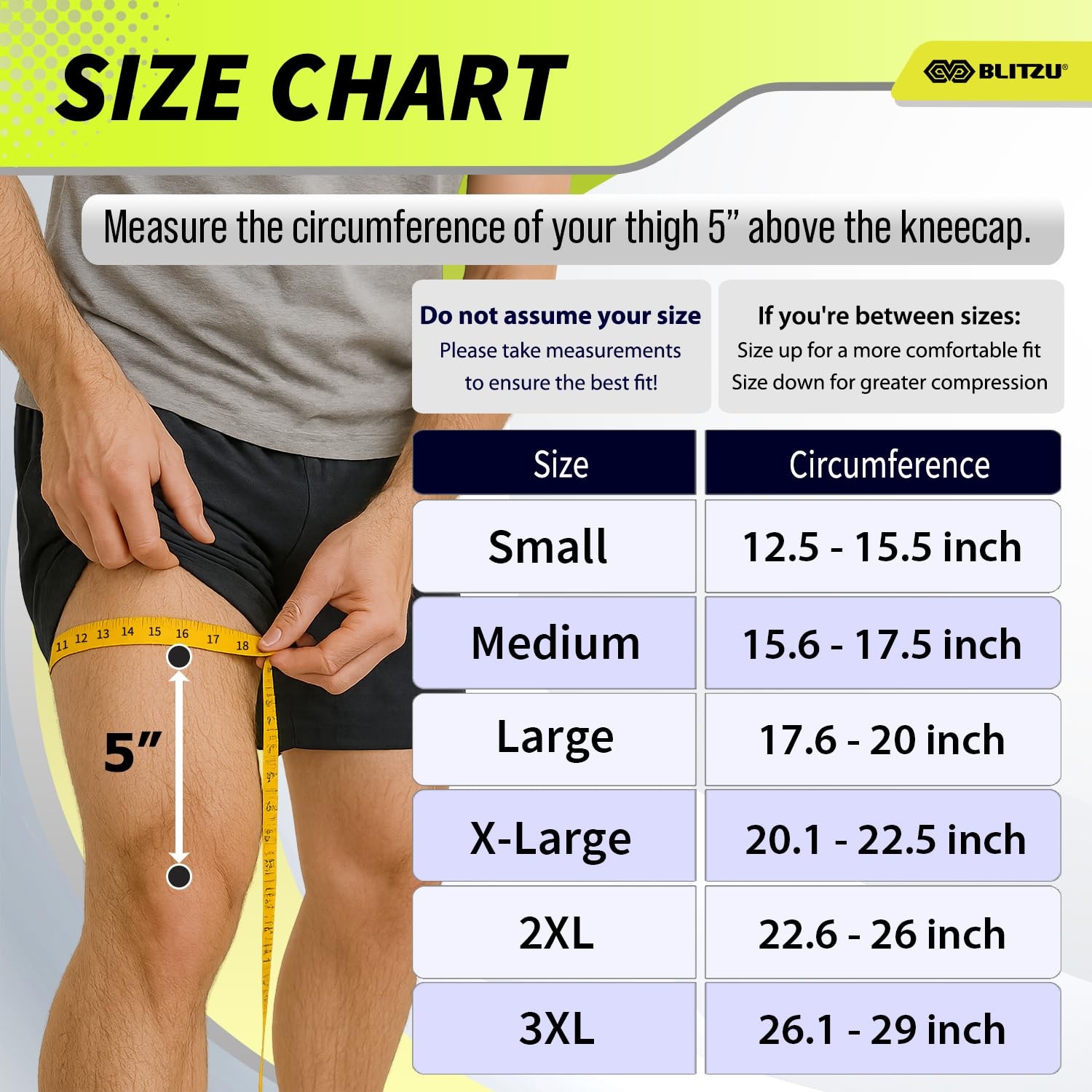 Compression Knee Sleeve 1 Pair – Knee Braces for Knee Pain for Men and Women, L