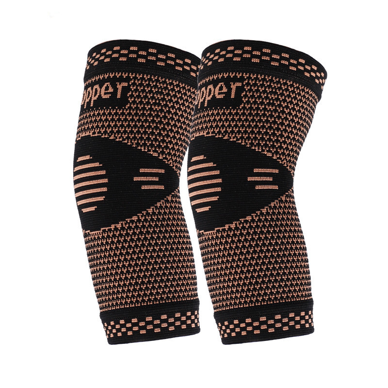 Copper Elbow Brace Compression Sleeve Support Arthritis Tendon Joint Wrap Pain