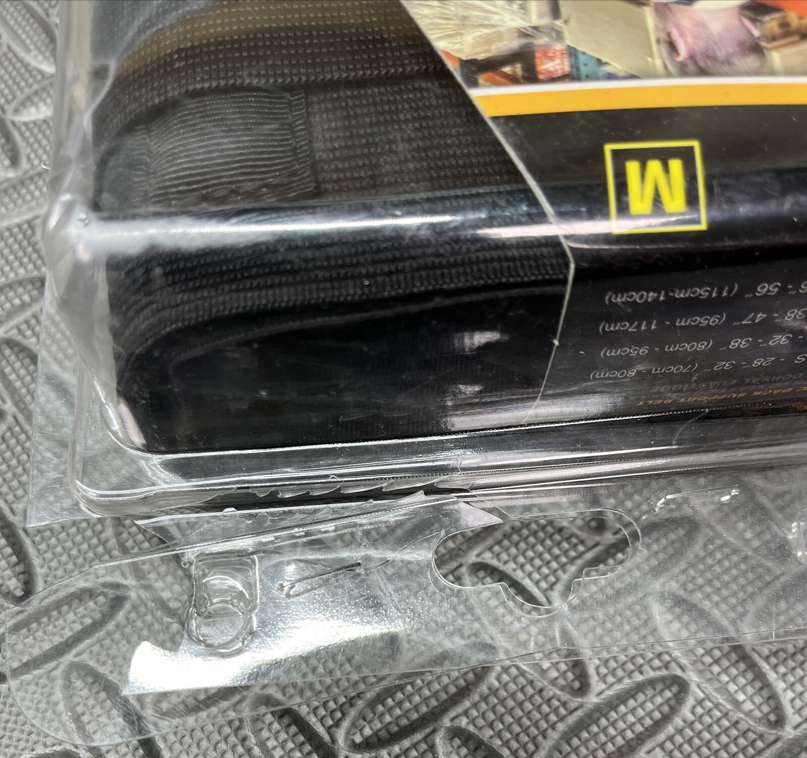 CLC Elastic Back Support Belt Size Medium 32″ to 38” Suspenders Black Safety