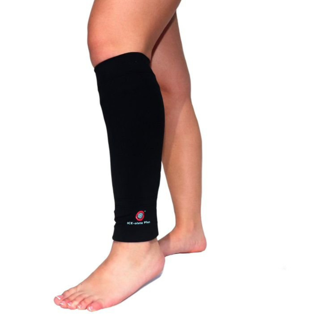 Ankle/Multi-Zone Compression Knee Sleeve w/ Reusable Hot/Cold Gel Pk (XX-Large)
