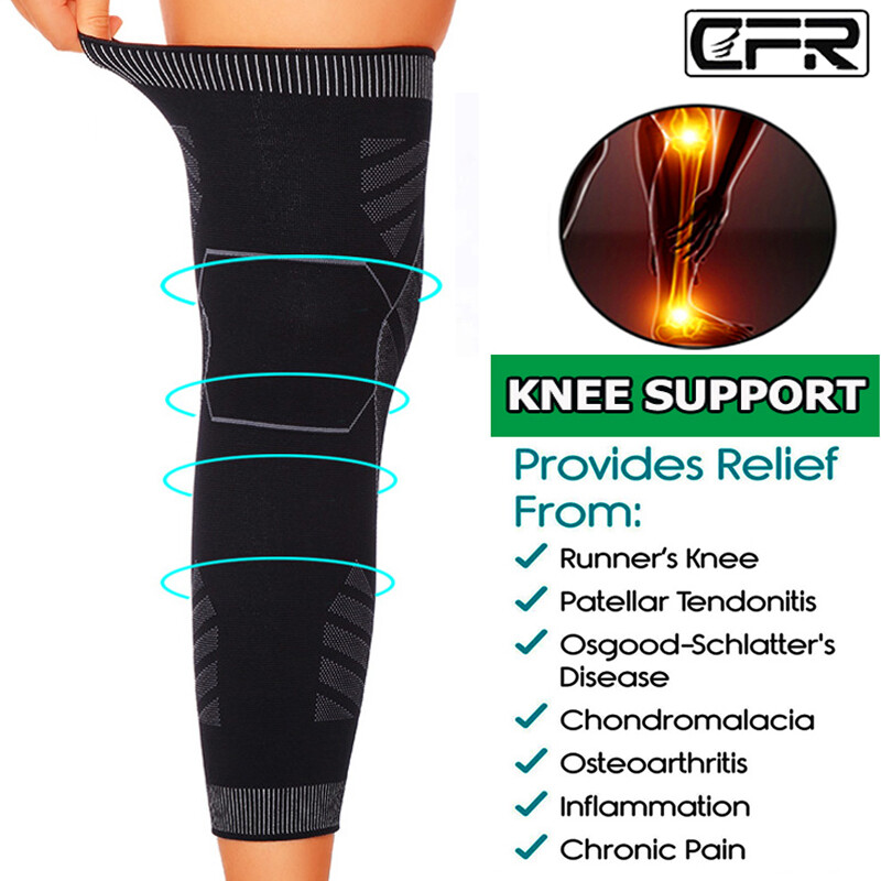 CFR Leg Support Brace Thigh High Compression Sleeve Socks Pain Relief Men Women