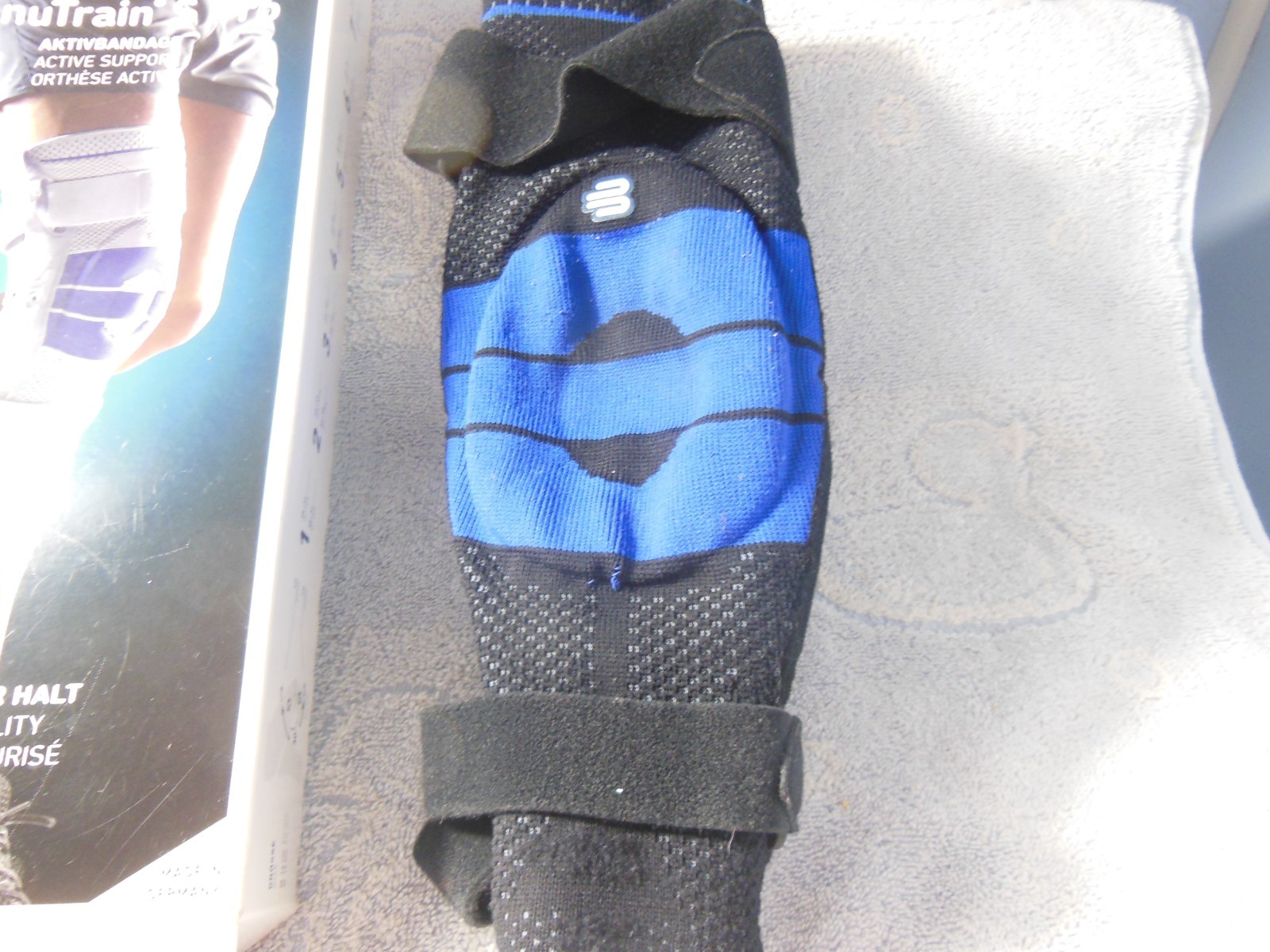 Bauerfeind GenuTrain S Pro Size 3 Left Knee Joint Brace Patella Support Sleeve
