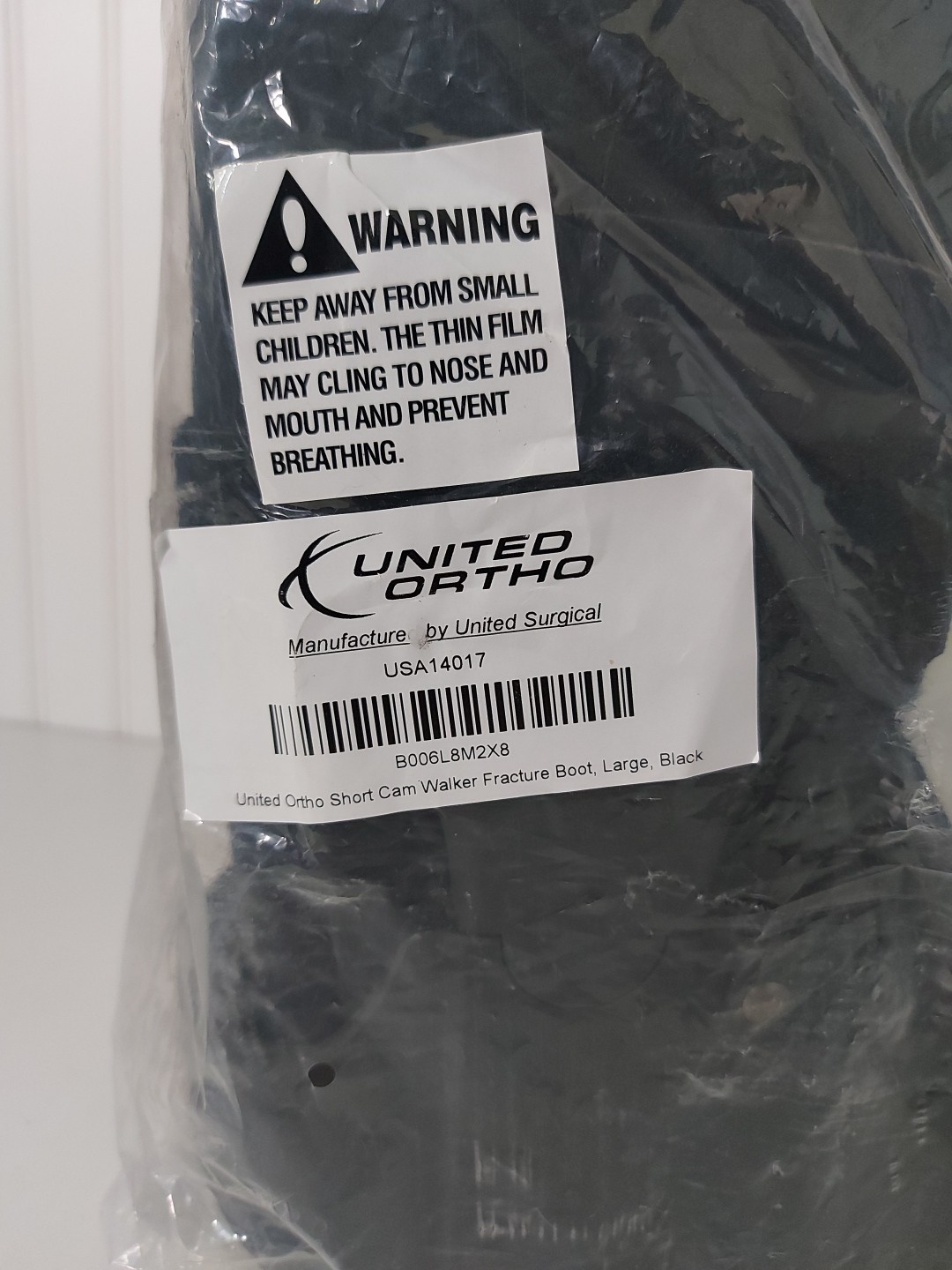 United Ortho USA14017 Short Cam Walker Fracture Boot, Large