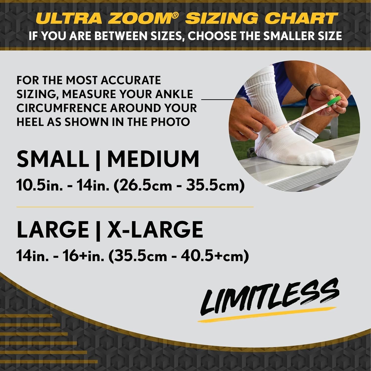 Ultra Zoom Ankle Brace for Sprained Ankle Recovery & Sports Support – Soft Sh…
