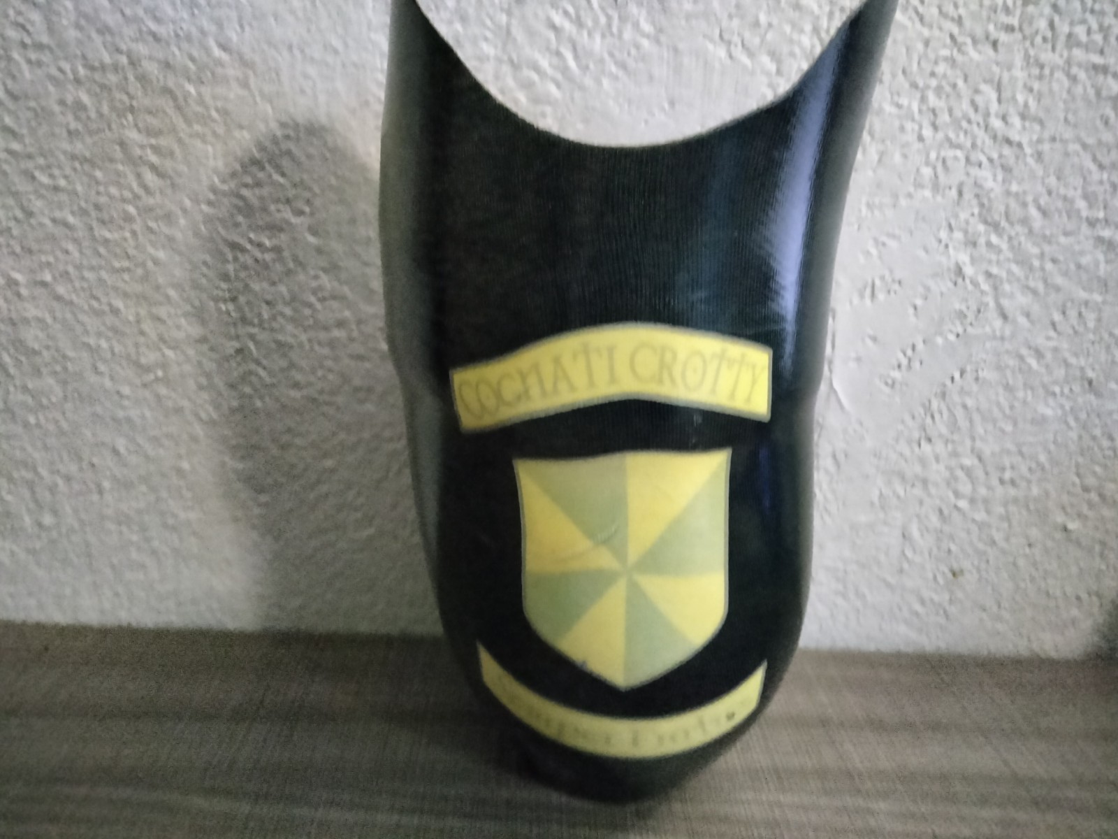 Vintage Prosthetic Knee Leg Joint ~ Prosthesis Parts ~ Latin Decal “Crotty Kin..